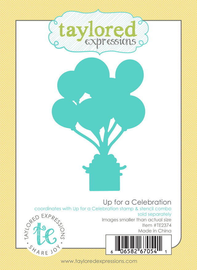 **NEW* - Taylored Expression - Up for a Celebration Die