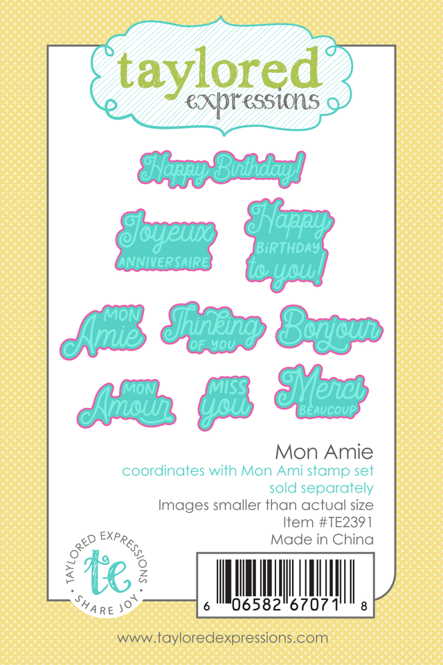 **NEW* - Taylored Expression - Mon Amie Dies