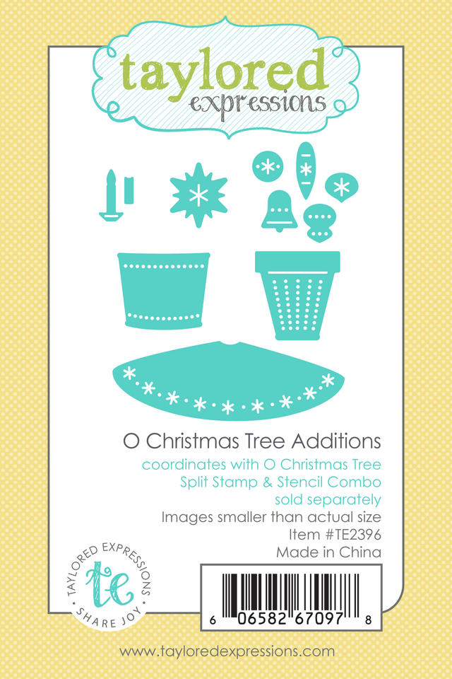 **NEW* - Taylored Expression - O Christmas Tree Additions Die Set