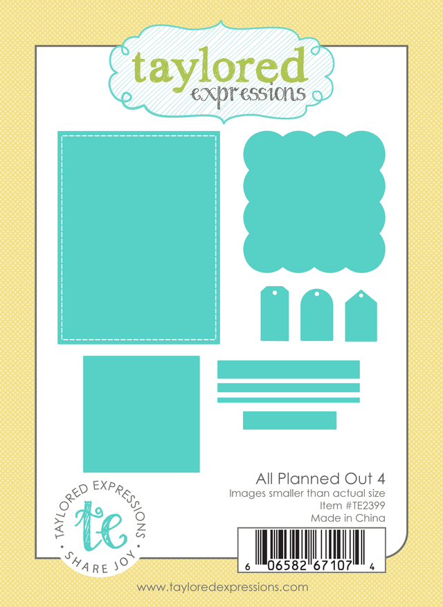 **NEW* - Taylored Expression - All Planned Out 4 Die Set