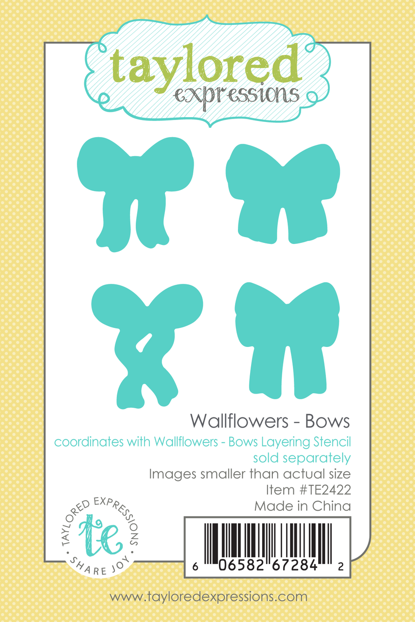 *NEW* - Taylored Expression - Wallflowers - Bows Dies