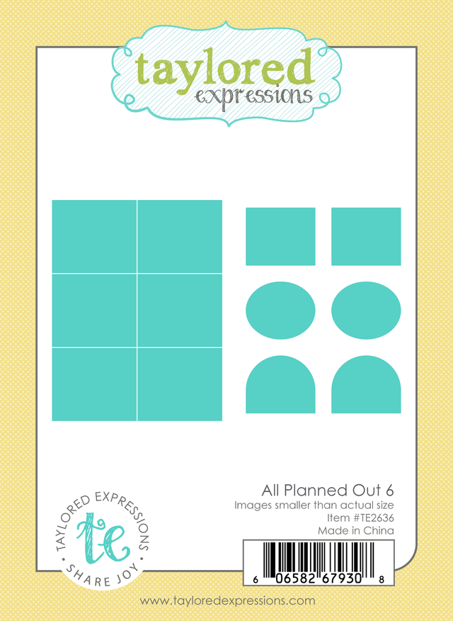 **NEW* - Taylored Expression - All Planned Out 6 Die Set