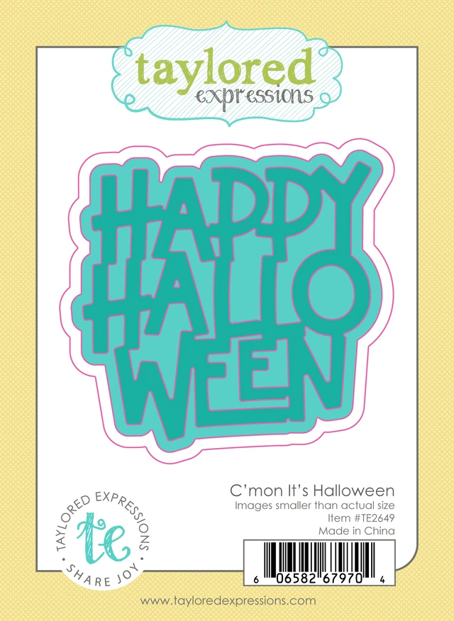 **NEW* - Taylored Expression - C'mon It's Halloween Die Set
