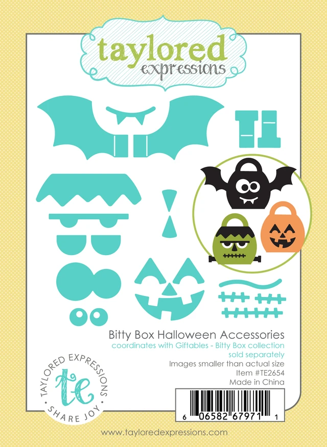 **NEW* - Taylored Expression - Bitty Box Halloween Accessories Die Set
