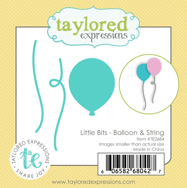 **NEW* - Taylored Expression - Little Bits Die Set - Balloon & String