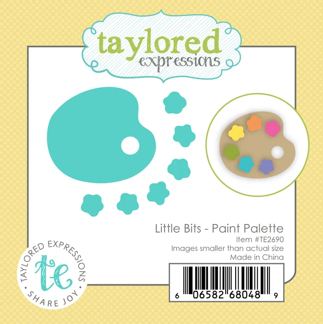 **NEW* - Taylored Expression - Little Bits Die Set - Paint Palette