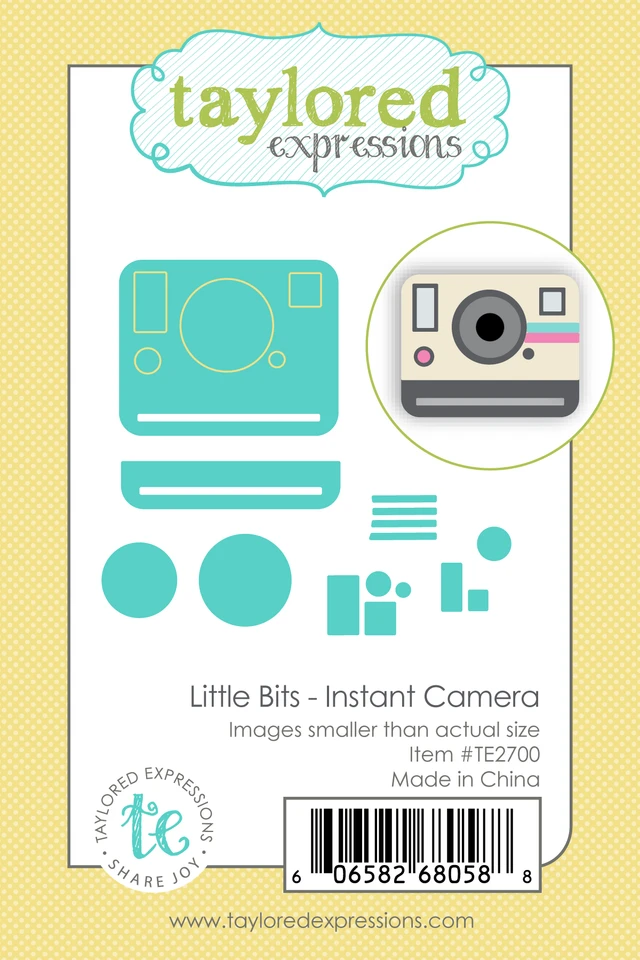 **NEW* - Taylored Expression - Little Bits Die Set - Instant Camera