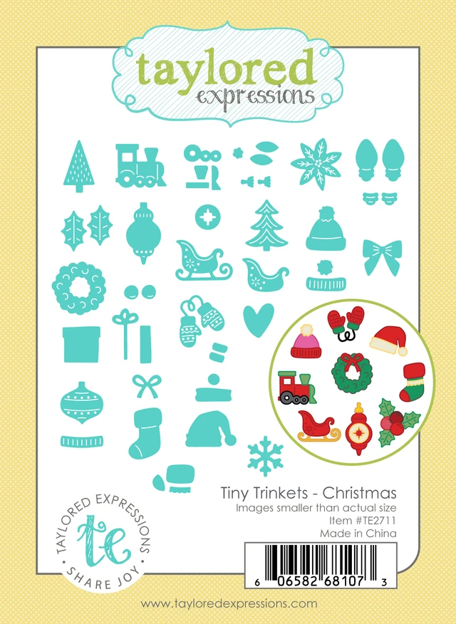 **NEW* - Taylored Expression - Tiny Trinkets Die Set - Christmas