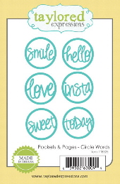 Taylored Expressions - Pockets & Pages - Circle Words