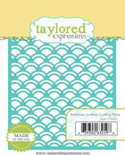 Taylored Expressions - Rainbow Scallop Cutting Plate