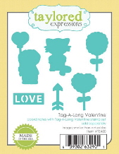 Taylored Expressions - Tag-a-long Valentine Dies