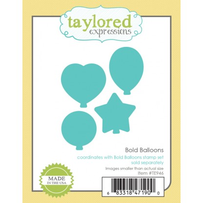 Taylored Expressions- Bold Balloons Dies