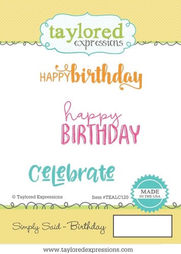Taylored Expressions - Simply Said - Birthday 