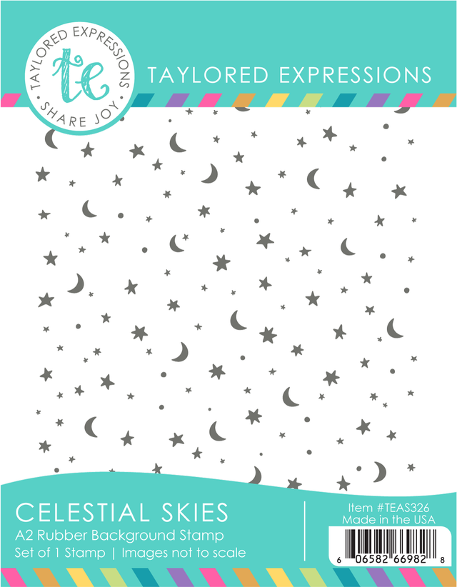 *NEW* - Taylored Expression - Celestial Skies Background Stamp