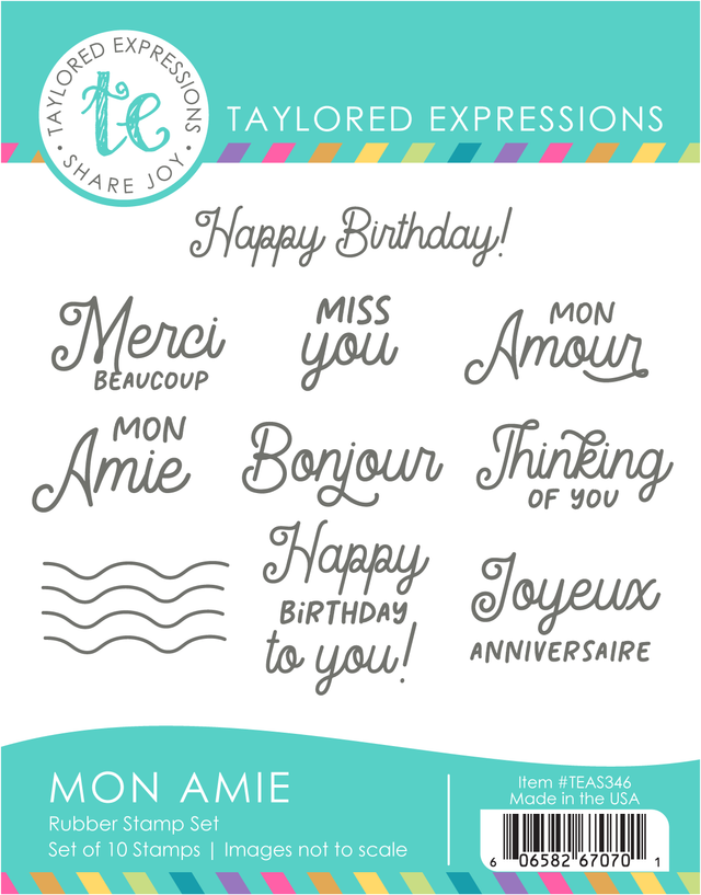 **NEW* - Taylored Expression - Mon Amie Stamp Set