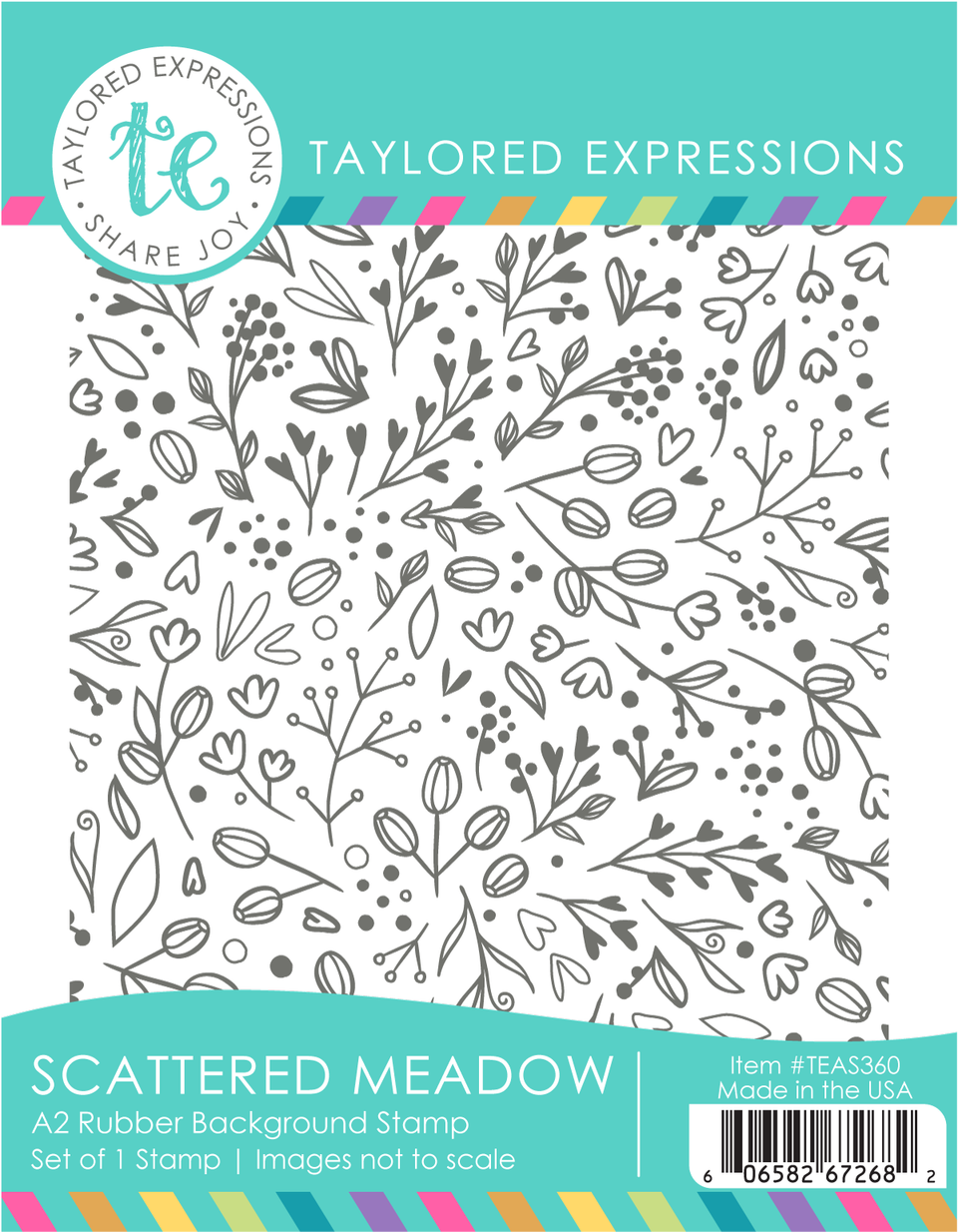 *NEW* - Taylored Expression - Scattered Meadow Background Stamp