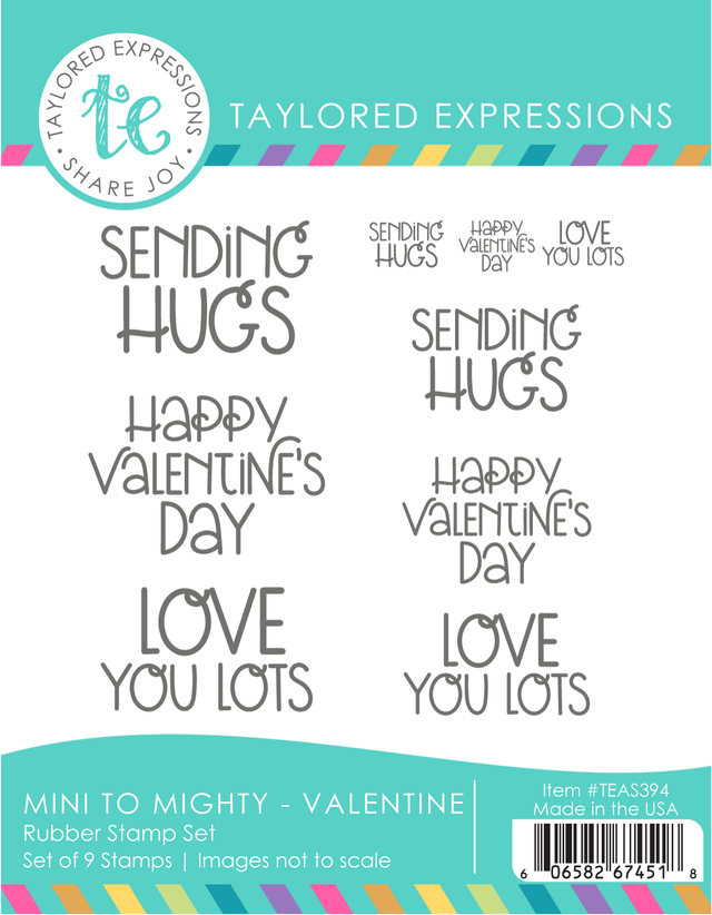 Taylored Expression - Mini to Mighty Stamp Set - Valentine