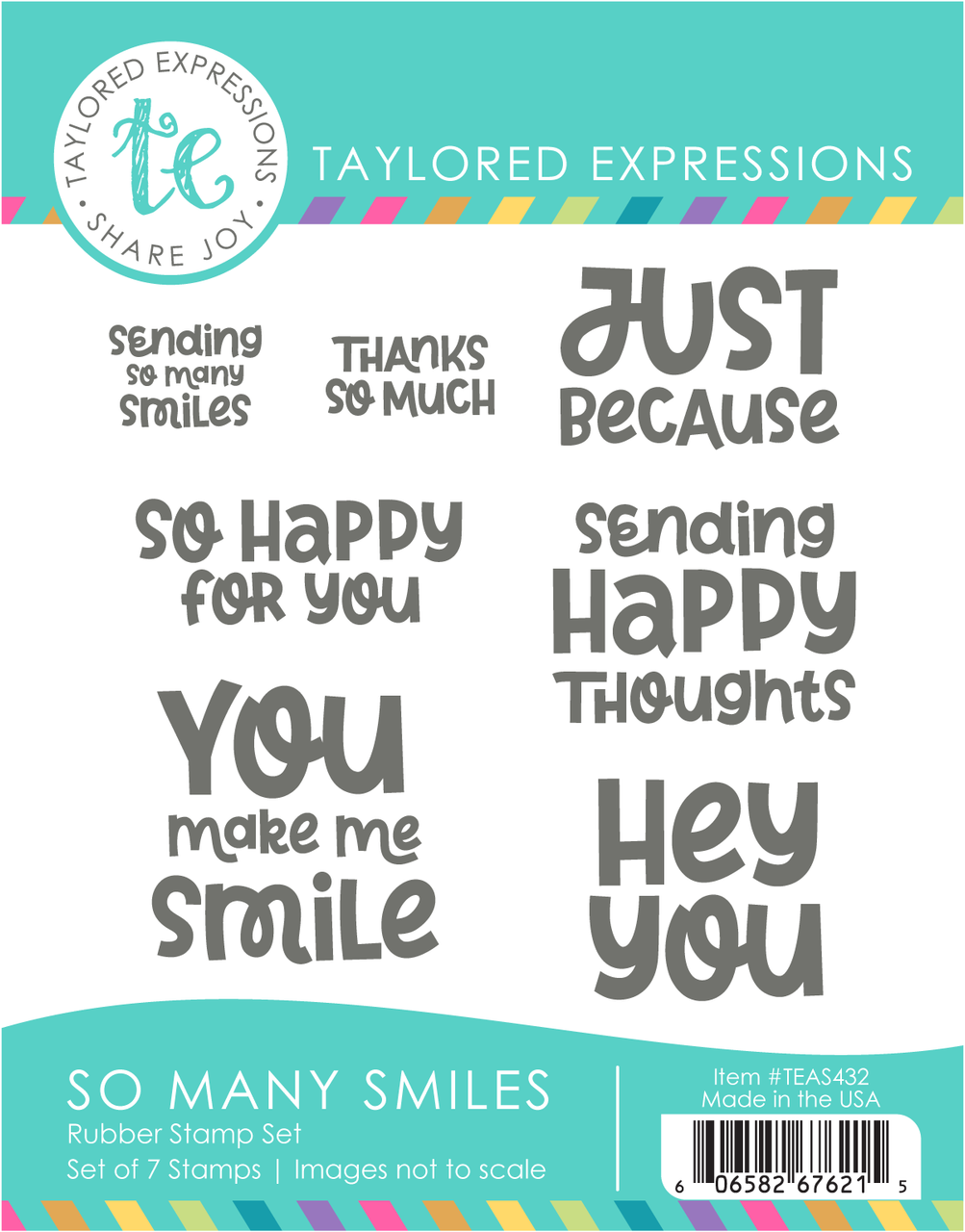 *NEW* - Taylored Expression - So Many Smiles Stamp Set