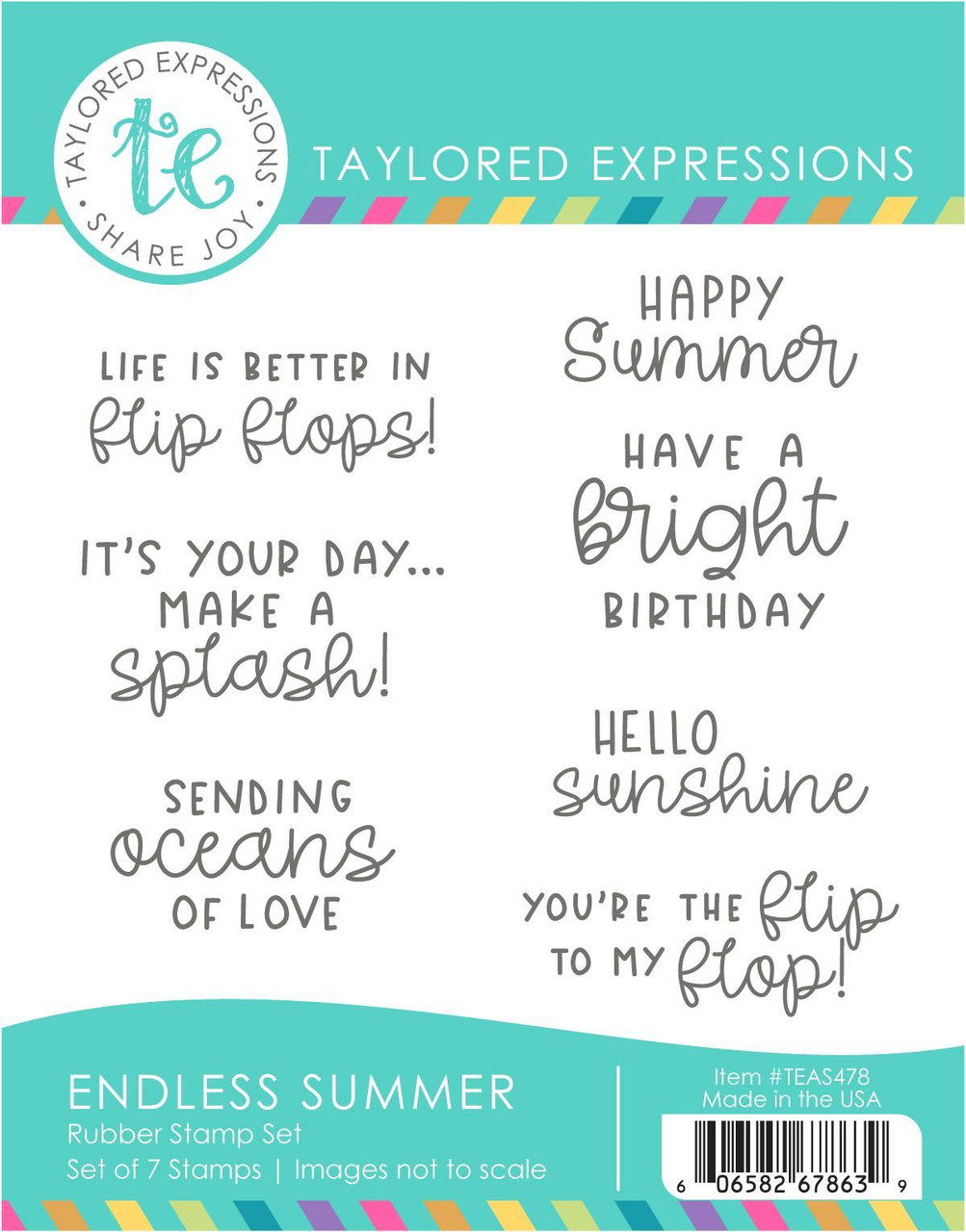 **NEW* - Taylored Expression - Endless Summer Stamp Set