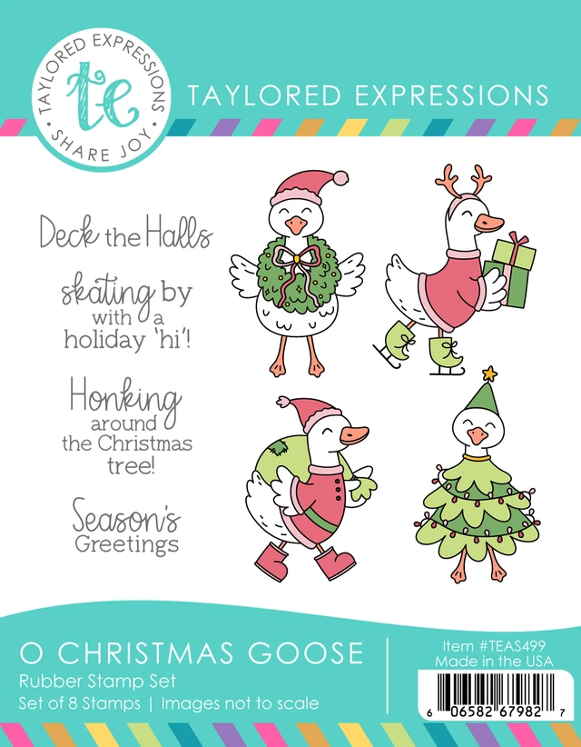 **NEW* - Taylored Expression - O Christmas Goose Stamp Set