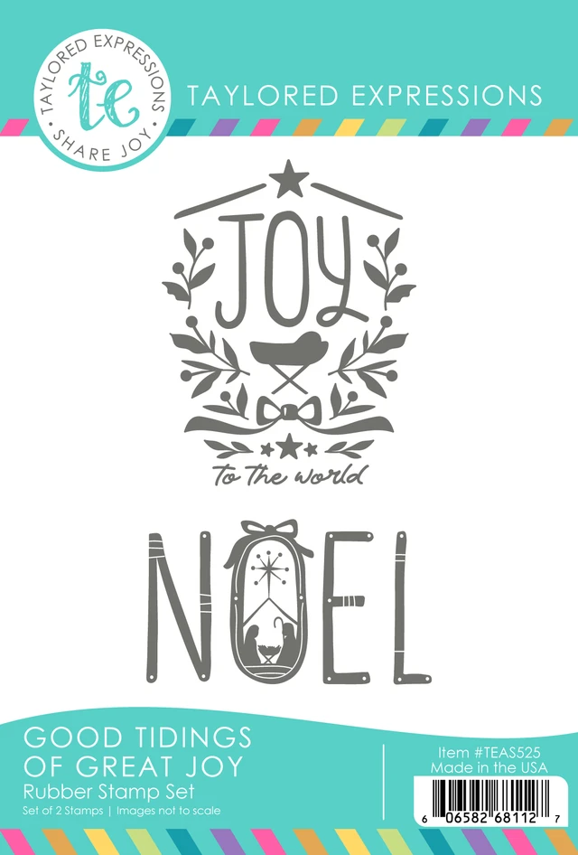 **NEW* - Taylored Expression - Good Tidings of Great Joy Stamp Set