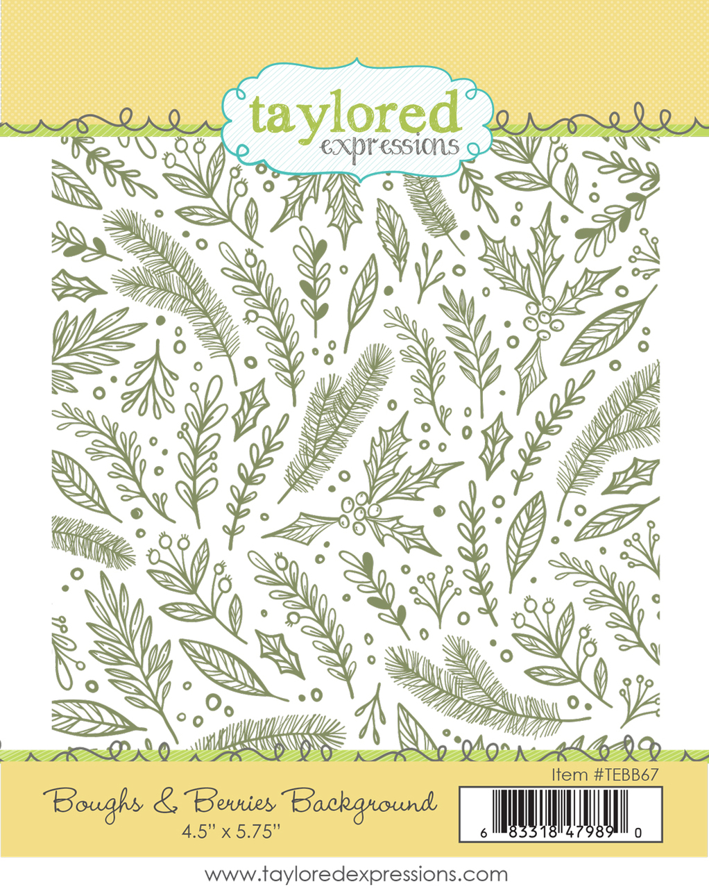 Taylored Expression - Boughs & Berries Background