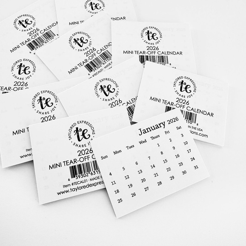 Taylored Expression - 2026 Mini Tear-Off Calendar (set of 10)