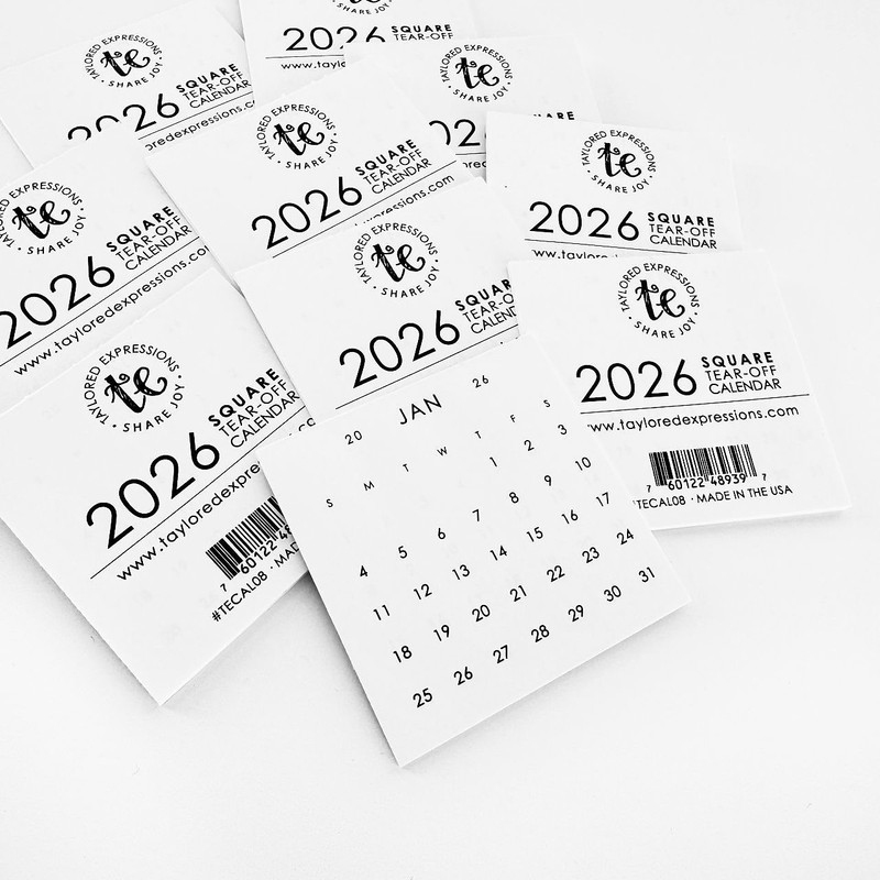 Taylored Expression - 2026 Square Tear-Off Calendar (set of 10)