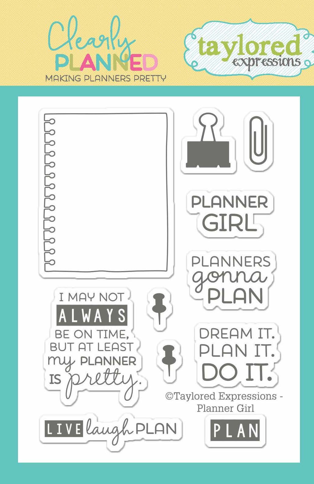 Taylored Expressions - Clearly Planned - Planner Girl
