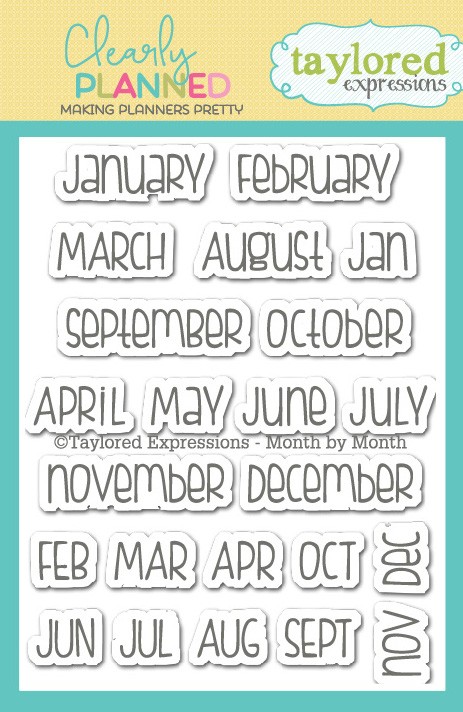Taylored Expressions - Clearly Planned - Month by Month