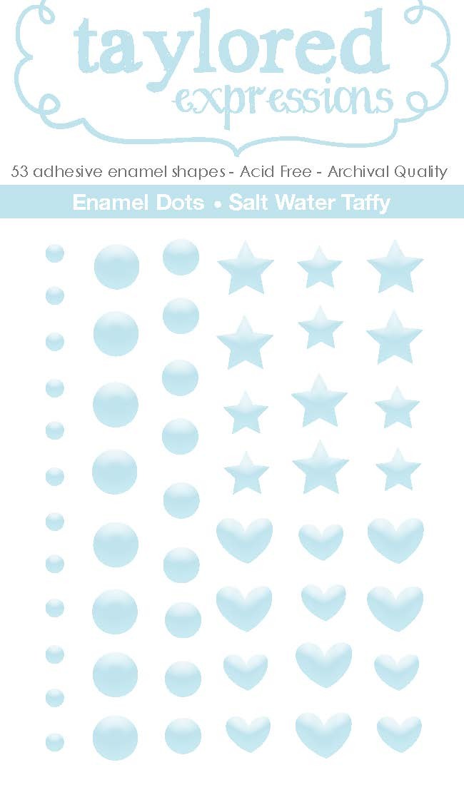 Taylored Expressions - TE Enamel Shapes - Salt Water Taffy