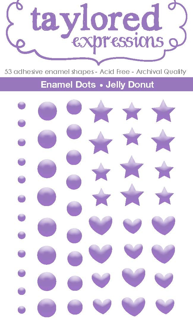 Taylored Expressions - TE Enamel Shapes - Jelly Donut