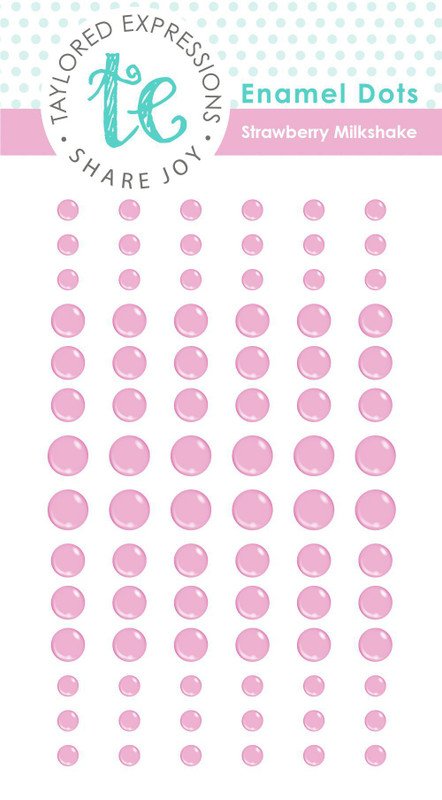 Taylored Expression - Strawberry Milkshake Enamel Dots