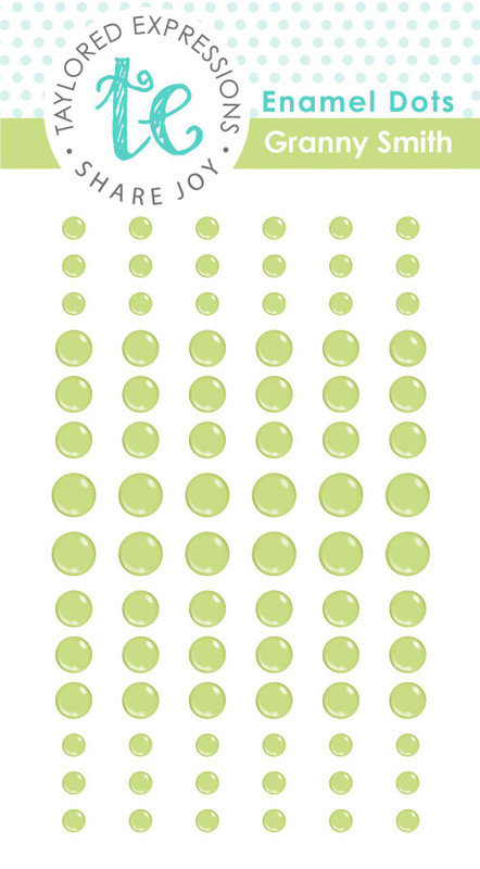 Taylored Expression - Granny Smith Enamel Dots