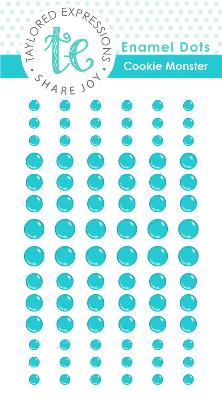Taylored Expression - Cookie Monster Enamel Dots
