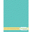 Taylored Expressions - Embossing Folder - Raindrops