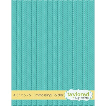 Taylored Expressions - Embossing Folder - Know the Ropes