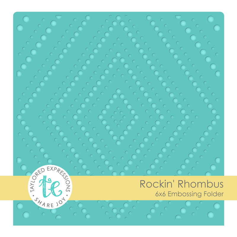 Taylored Expression - Embossing Folder - Rockin' Rhombus