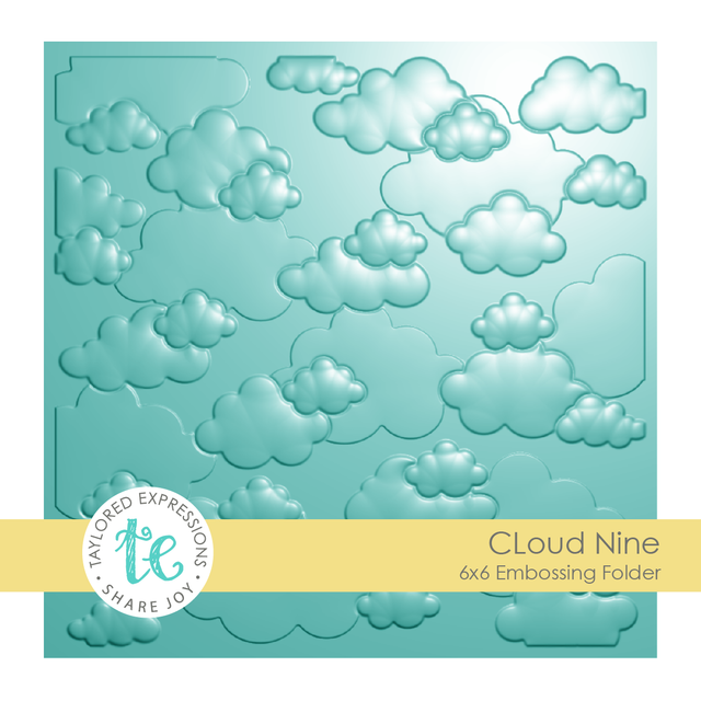 **NEW* - Taylored Expression - 3D Embossing Folder - Cloud Nine