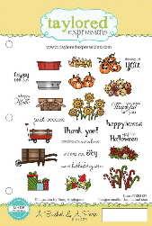 Taylored Expressions - A Bushel & A Peck Stamp Set