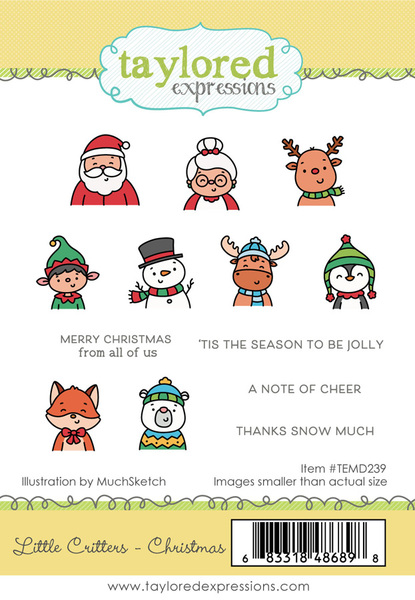 Taylored Expression - Little Critters - Christmas