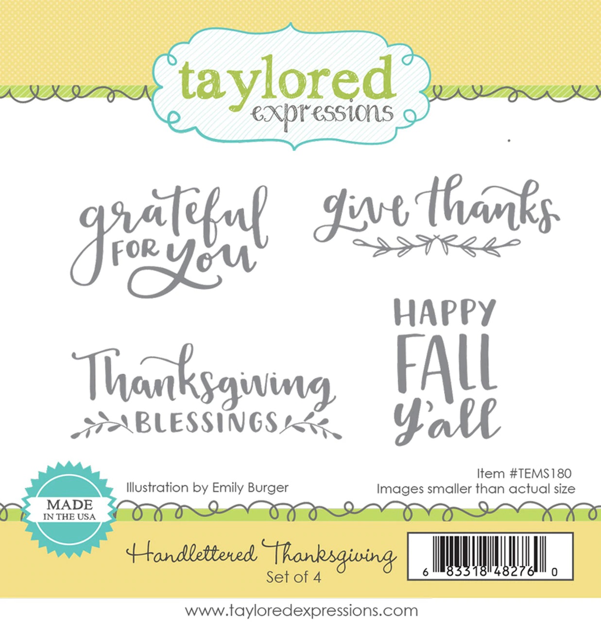 Taylored Expression - Handlettered Thanksgiving