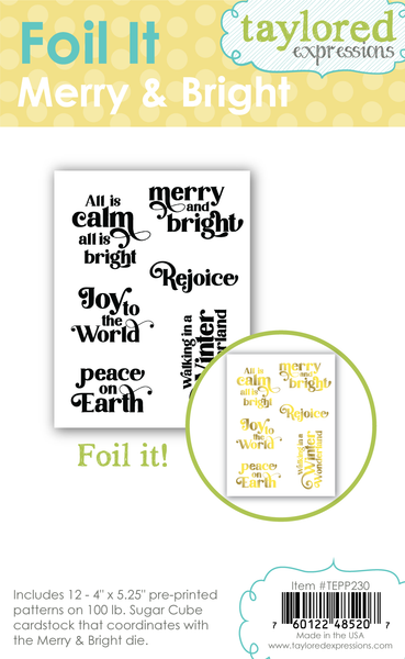 Taylored Expression - Foil It - Merry & Bright