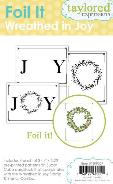 Taylored Expression - Foil It - Wreathed In Joy