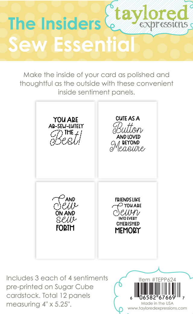 Taylored Expression - The Insiders - Sew Essential
