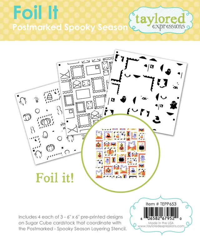 **NEW* - Taylored Expression - Foil It - Postmarked Spooky Season
