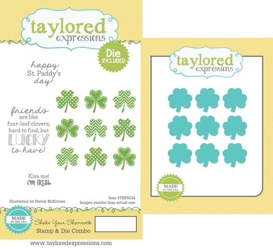Taylored Expression - Shake your Shamrock Stamp & Die Combo