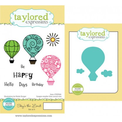 Taylored Expressions - Sky's the Limit stamp & die combo
