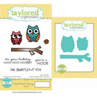 Taylored Expressions - Hoot Hoot Hooray stamp & die combo