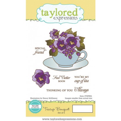 Taylored Expressions - Teacup Bouquet